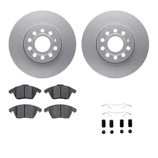 R1 Concepts WDWH1-74035 Brake Rotor- Carbon Coated W/ Ceramic Pads & Hdw